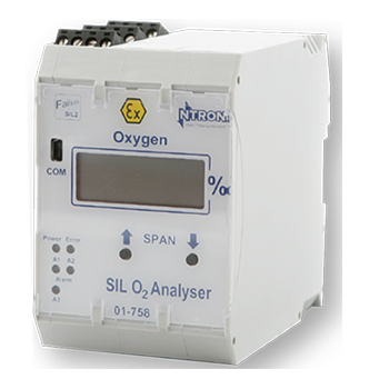 紧凑的SIL2认证氧分析仪 - Ntron SIL-O2